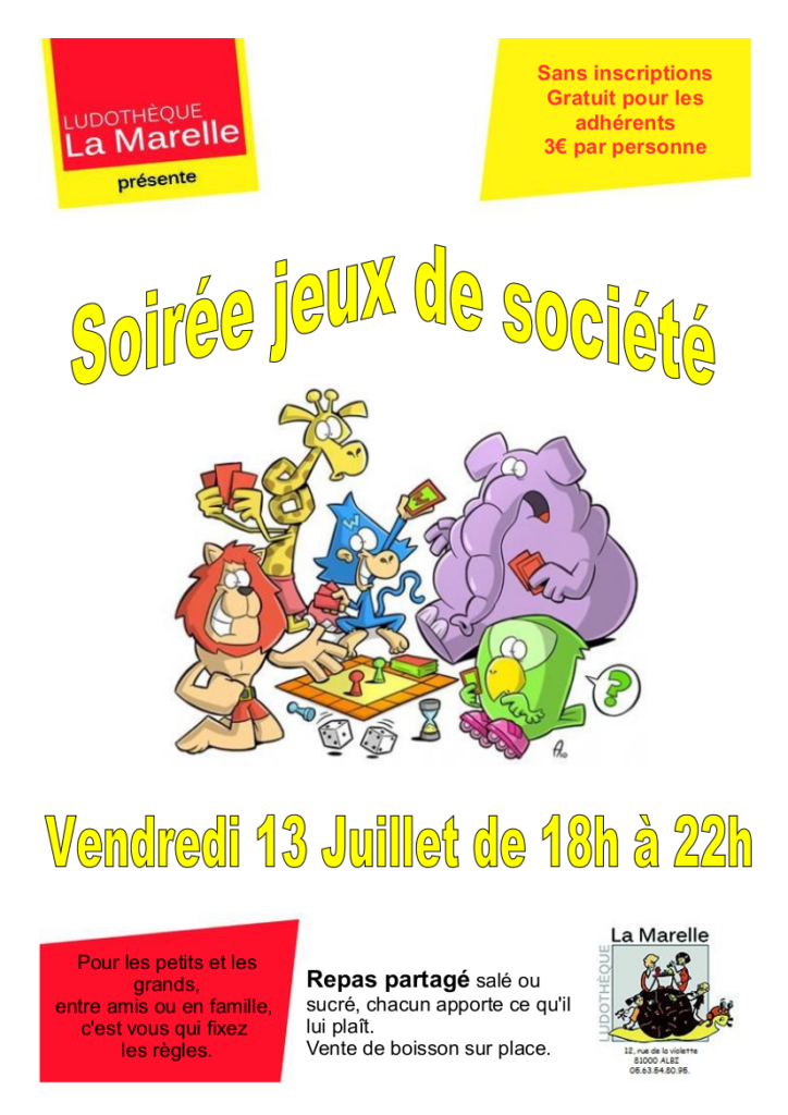 Soiree jeux de societe : Jeu de societe a Sarreguemines