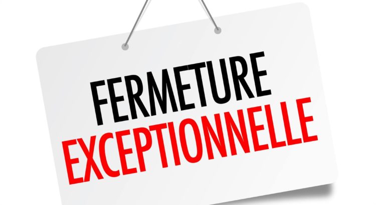 Panneau fermeture