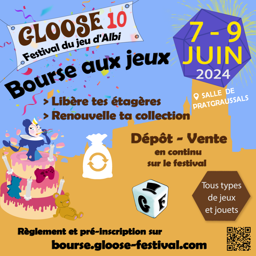 Bourse aux jeux et jouets - Gloose 2024